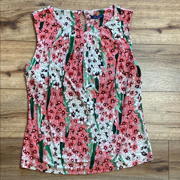 Tommy Hilfiger Floral cutout blouse - Picture 1 of 6